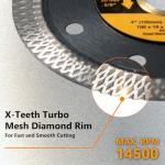 4 Inch Diamond Saw Blades for Tile Cutting