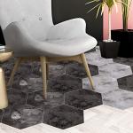 Waterproof Hexagonal Peel and Stick Floor Tiles