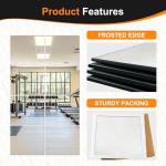 Delma Frameless Mirror Tiles - 14"x12", 8 Pack