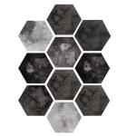 Waterproof Hexagonal Peel and Stick Floor Tiles