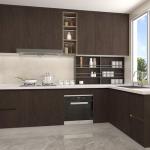 Extra Wide Walnut Peel and Stick Wallpaper Roll