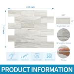 Art3d 10-Pack Peel and Stick Marble Tile