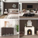 Extra Wide Walnut Peel and Stick Wallpaper Roll