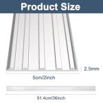 Heavy-Duty Non-Slip Metal Stair Treads - 8 Pack