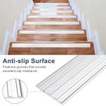 Heavy-Duty Non-Slip Metal Stair Treads - 8 Pack