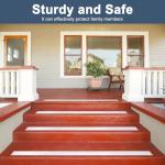 Heavy-Duty Non-Slip Metal Stair Treads - 8 Pack
