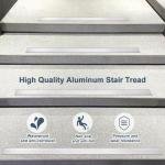 Heavy-Duty Non-Slip Metal Stair Treads - 8 Pack