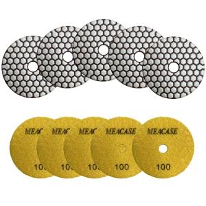 10 Pack 4" Dry Diamond Polishing Pads for Tiles