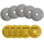 10 Pack 4" Dry Diamond Polishing Pads for Tiles