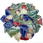 LITMIND Ocean Series Ceramic Mosaic Tiles for Craft