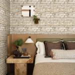 3D Faux Stone Peel and Stick Wall Tiles