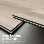 Waterproof Hickory Click Lock Vinyl Floor Tiles