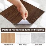 40PCS Peel and Stick Walnut Wood Floor Tiles
