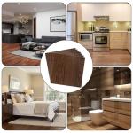 40PCS Peel and Stick Walnut Wood Floor Tiles