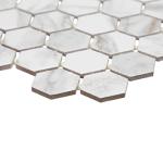Daltile Perpetuo Matte White Hexagon Mosaic Tiles