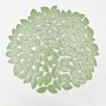 Light Green Leaf-Shaped Ceramic Mosaic Tiles