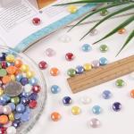 Iridescent Glass Mosaic Tiles for DIY Crafts