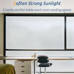 Frosted Window Privacy Film for Bathrooms