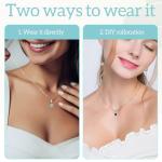 Heart Shaped Glass Cabochon Tiles for Jewelry Making