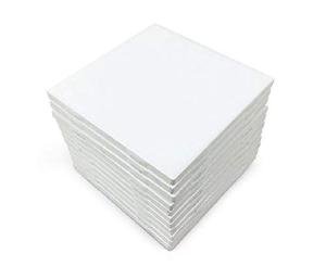 12 Glossy White Ceramic Shower Floor Tiles