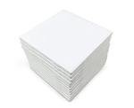 12 Glossy White Ceramic Shower Floor Tiles