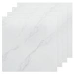 Peel and Stick White Marble Vinyl Floor Tiles