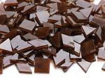 Lanyani Deep Brown Stained Glass Mosaic Tiles