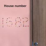 205pcs Pink Ceramic Mosaic Tiles for DIY Crafts