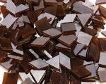 Lanyani Deep Brown Stained Glass Mosaic Tiles