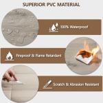 Peel and Stick Vinyl Floor Tiles - 30 Pack