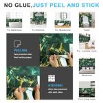 Green Marble Peel and Stick Subway Tile Set