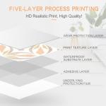 MORCART Peel and Stick Vinyl Floor Tiles - 20 Pack