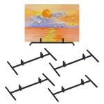 Black Metal Display Stand for Tiles and Art