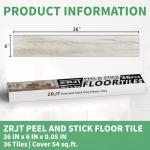 Peel and Stick Waterproof Wood Look Vinyl Tiles