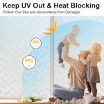 Frosted Tile Shape Window Privacy Film