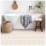 MORCART Peel and Stick Vinyl Floor Tiles - 20 Pack