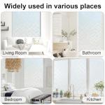 Frosted Tile Shape Window Privacy Film