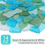Sea Glass for Crafts - 14oz Decorative Pieces