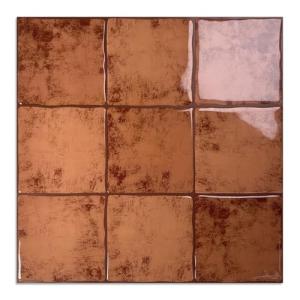 10 Sheets Orange Peel and Stick Tile Set