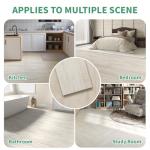 Peel and Stick Waterproof Wood Look Vinyl Tiles