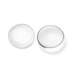 Clear Glass Dome Tiles for Jewelry Crafting 200 Pcs