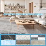 Light Gray Peel and Stick Vinyl Floor Tiles