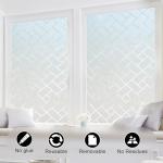 Frosted Tile Shape Window Privacy Film