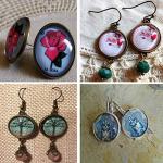 Clear Glass Dome Tiles for Jewelry Crafting 200 Pcs