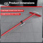 48-Inch Manual Tile Cutter with Pliers and Blades