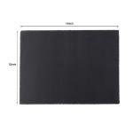 16''x12'' Black Slate Shower Floor Tile - 4 Pack