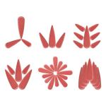 Pink Petal Mosaic Tiles for Crafts and Decor