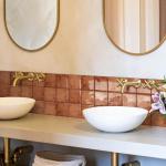 10 Sheets Orange Peel and Stick Tile Set