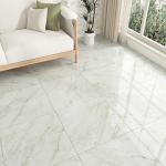 WESTICK 20 Pcs Bathroom Marble Floor Tiles Peel and Stick Waterproof 12" x 12" Self Adhesive Vinyl Flooring Peel and Stick Floor Tile Removable Vinyl Stick on Tile for Bedroom Kitchen Living Room