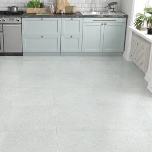 Grey Marble Peel and Stick Vinyl Floor Tiles